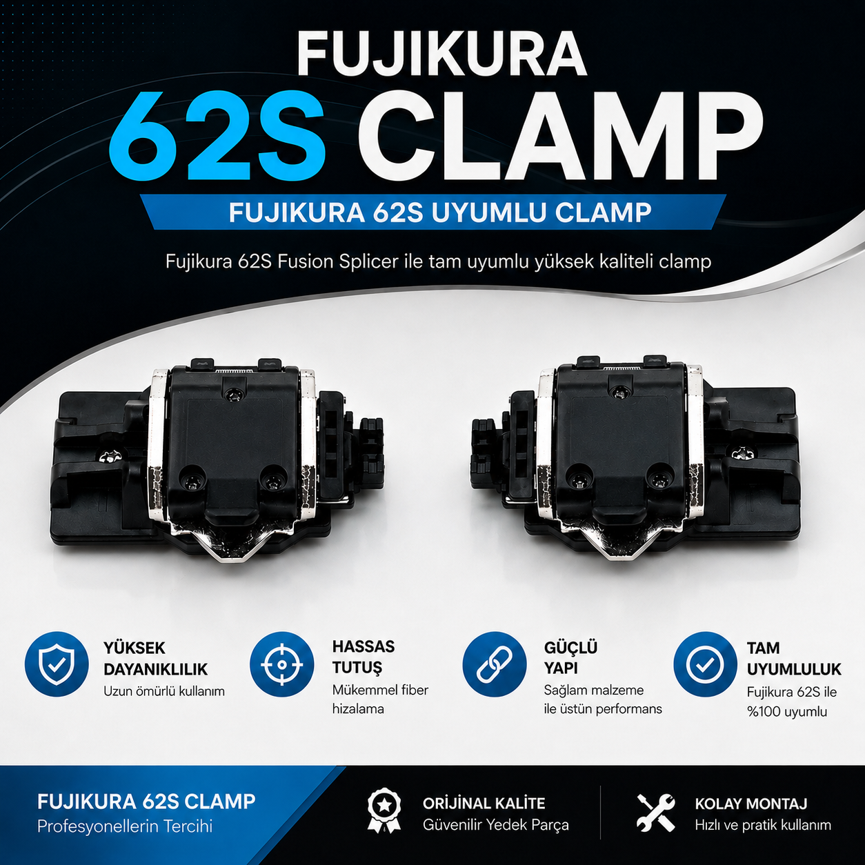 Fujıkura 62S Uyumlu Fiber Tutucu Clamp