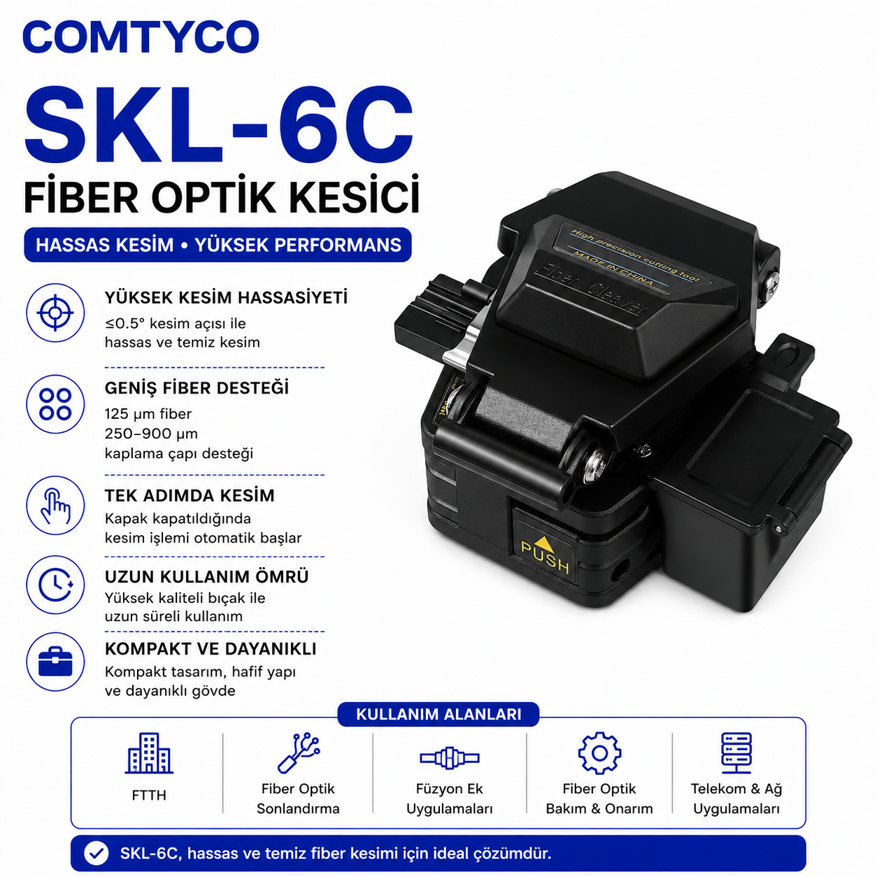 Comptyco SKL-6C Fiber Kesici