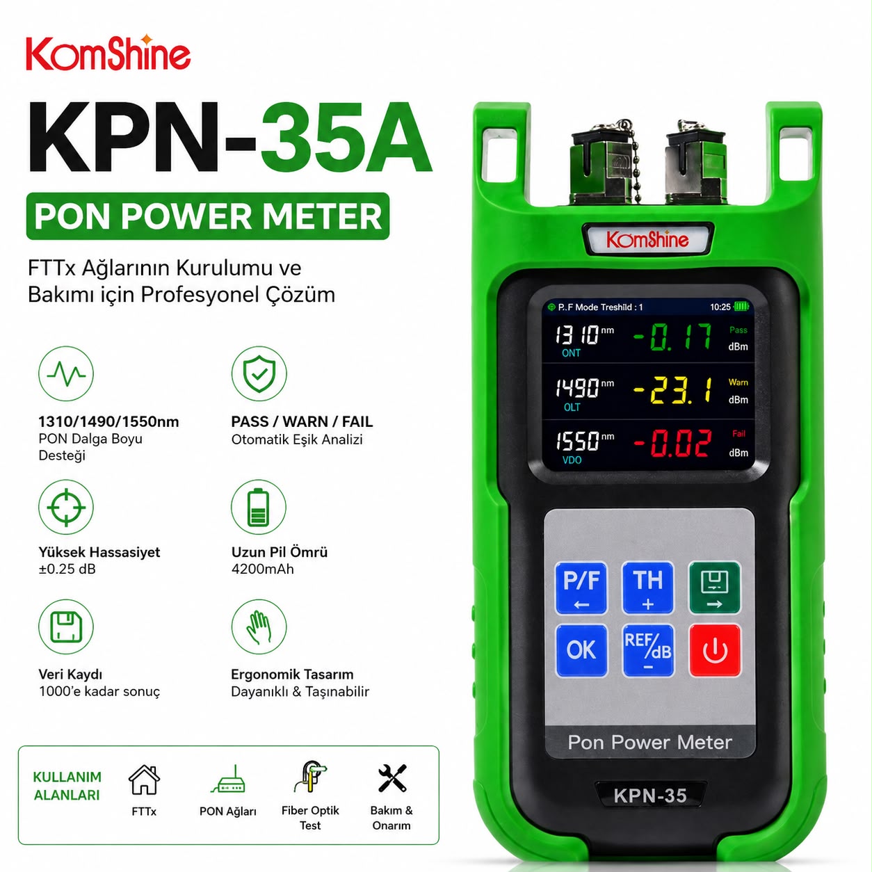 Komshıne KPN-35A Pon Powermetre