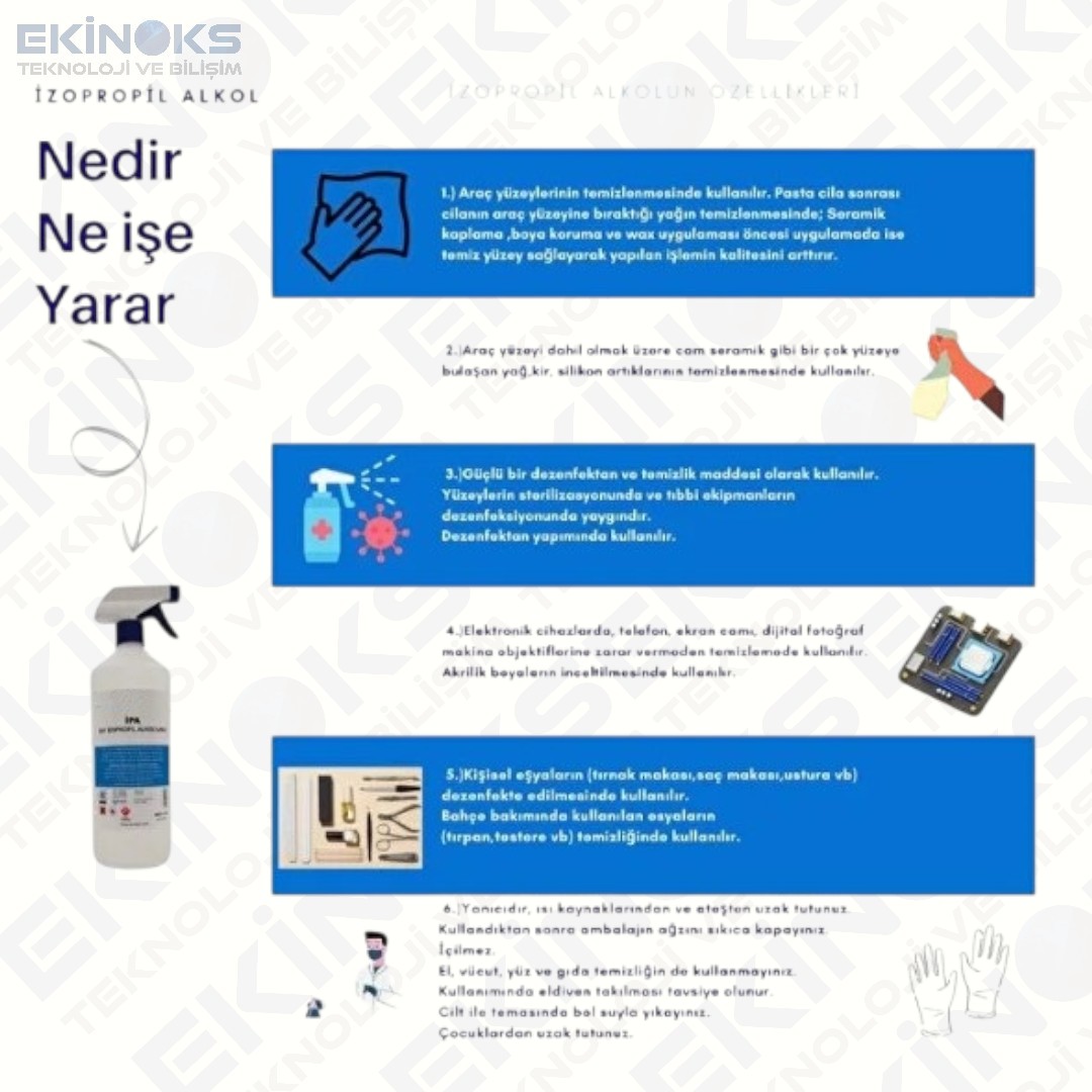 %99 Saf Izopropıl Alkol