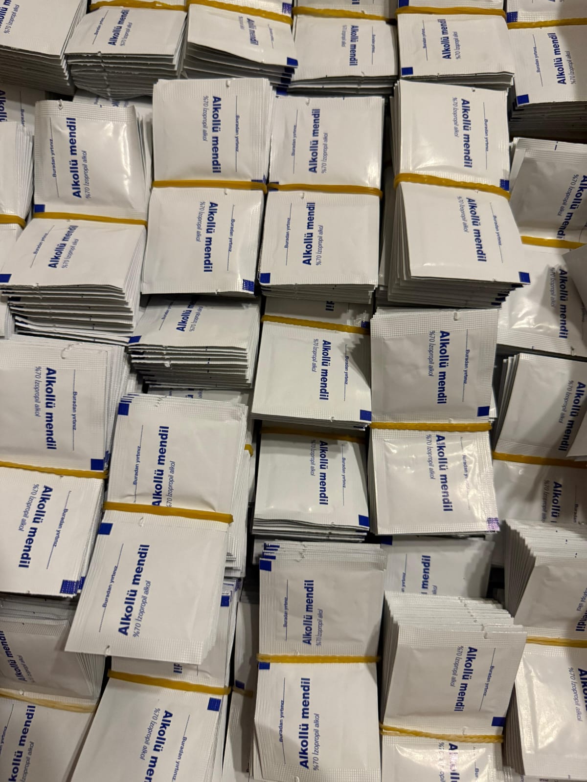 %70 İZOPROPİL ALKOLLÜ PED