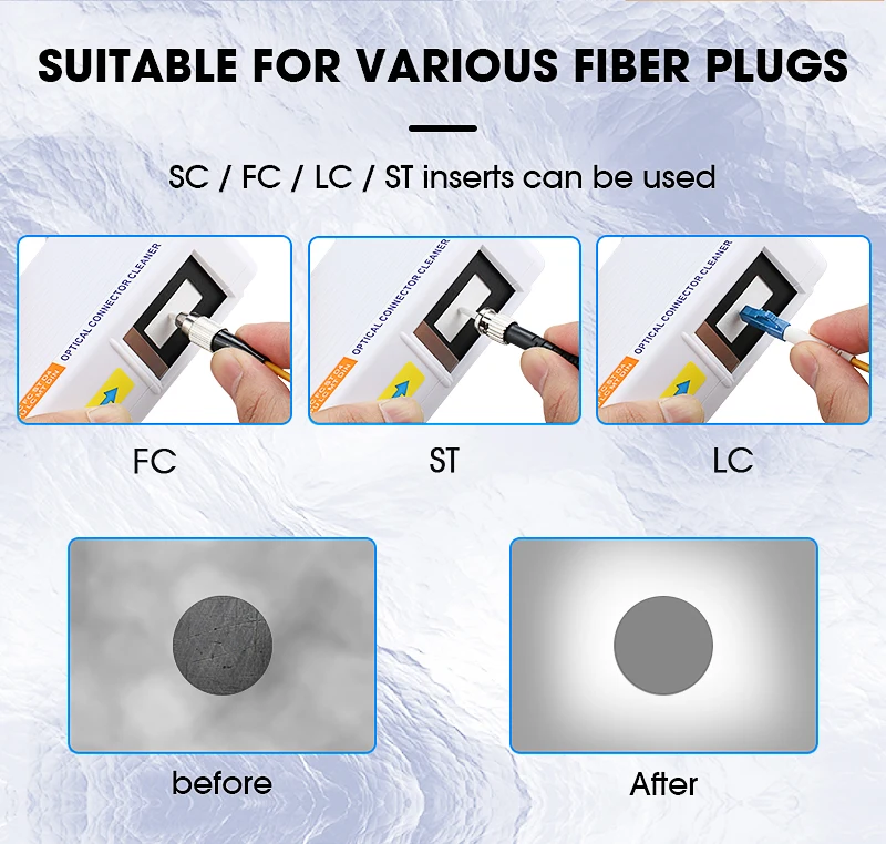 FİBER OPTİK UÇ TEMİZLEME KASETİ