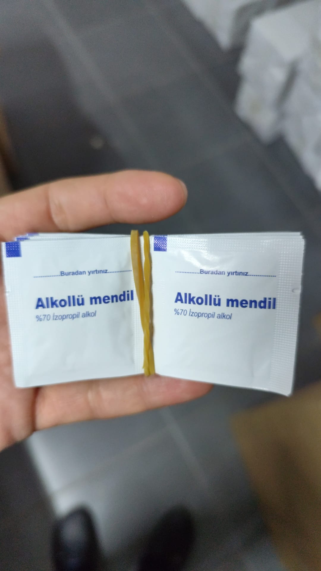 %70 İZOPROPİL ALKOLLÜ PED