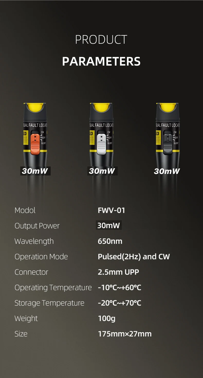 OFW 30MW FİBER OPTİK GÖRSEL IŞIK KAYNAGI
