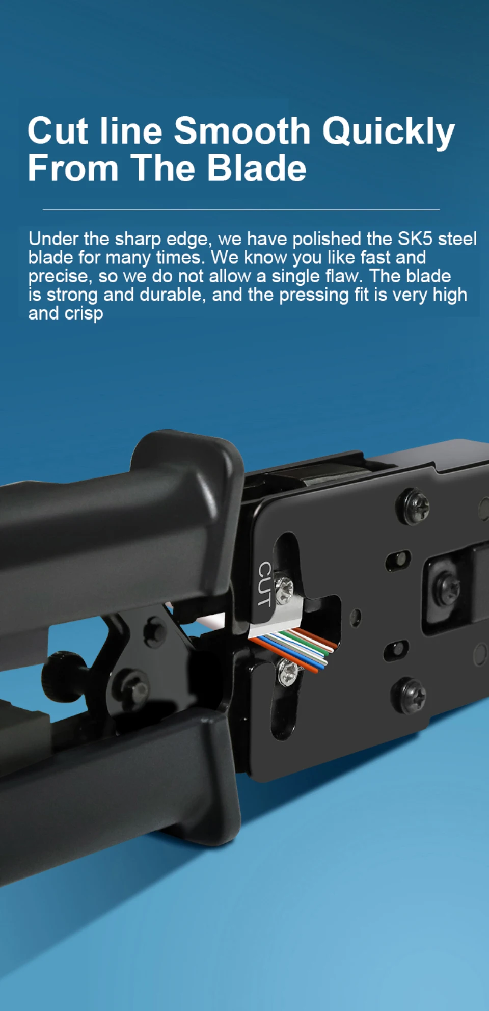 RJ45 RJ12 RJ11 KABLO TEST CİHAZI VE SIKMA PENSESİ