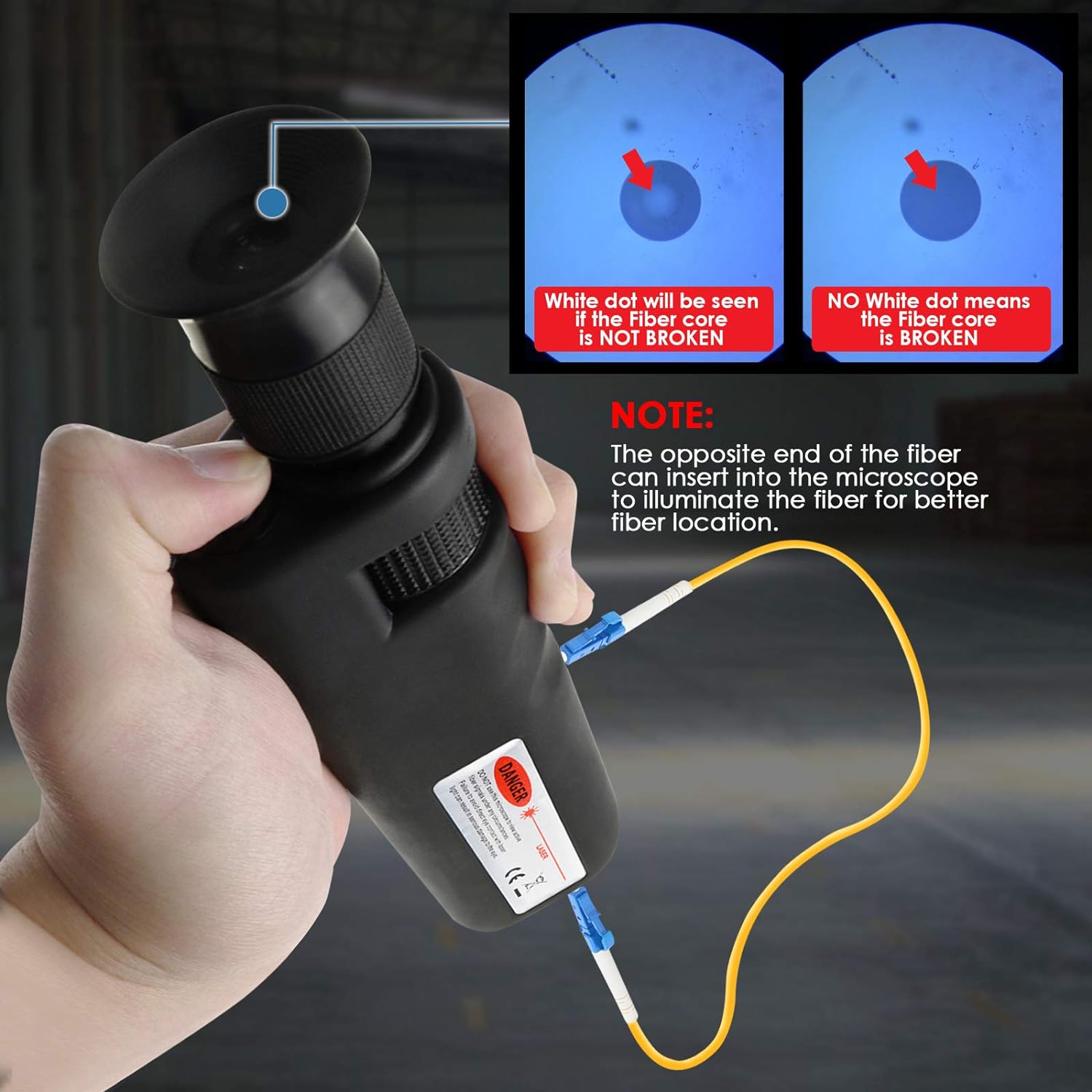 Fiberoptik Mikroskop