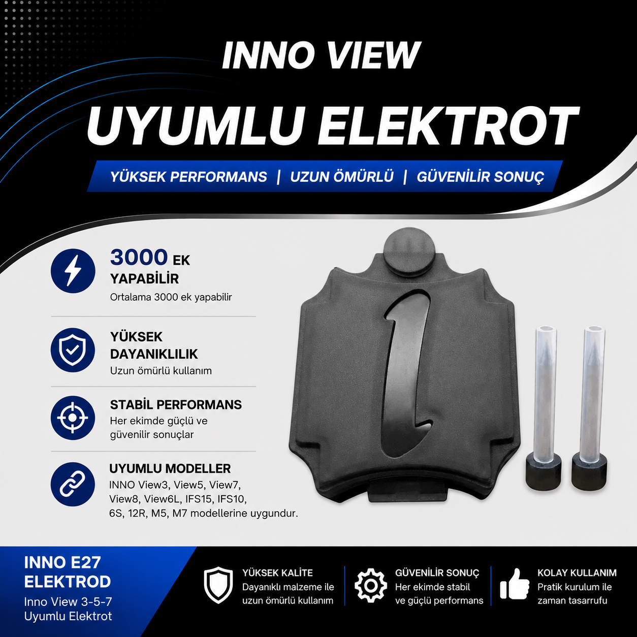 Inno Vıev 3-5-7 Uyumlu Elektrot